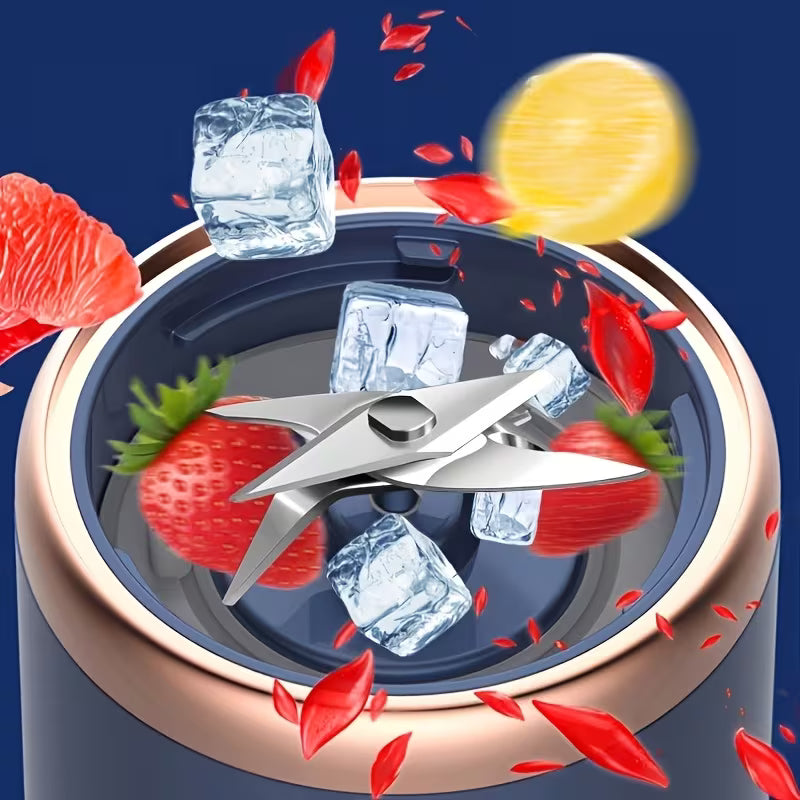 Portable Blender With Cup/ Portable Juicer Blender, Electric, For Milkshakes Smoothies, Travel Office Sports, Multicolor.