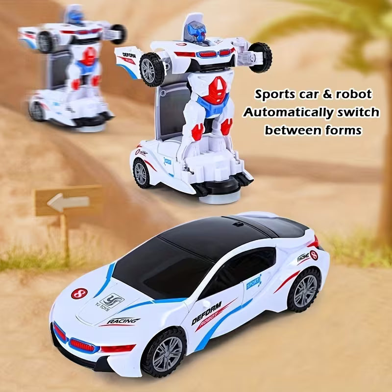 Robot Deform Car/ Motorized Movement for Boys & Girls, Birthday Christmas Gift - Indoor Outdoor Educational Robot Vehicle, Indoor Play, Interactive Play, Multicolor.