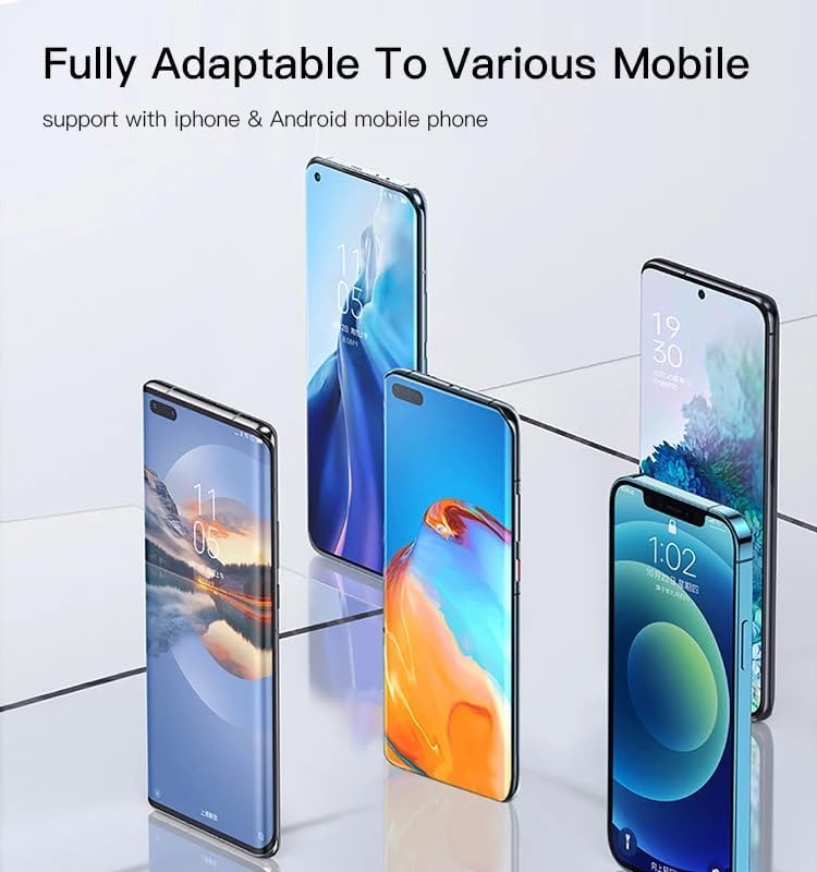 Car Mirror Phone Holder/ Car Mirror Phone Holder, Hands-Free, Adjustable, Multi-Functional Mount, No Battery Needed, Easy Installation.