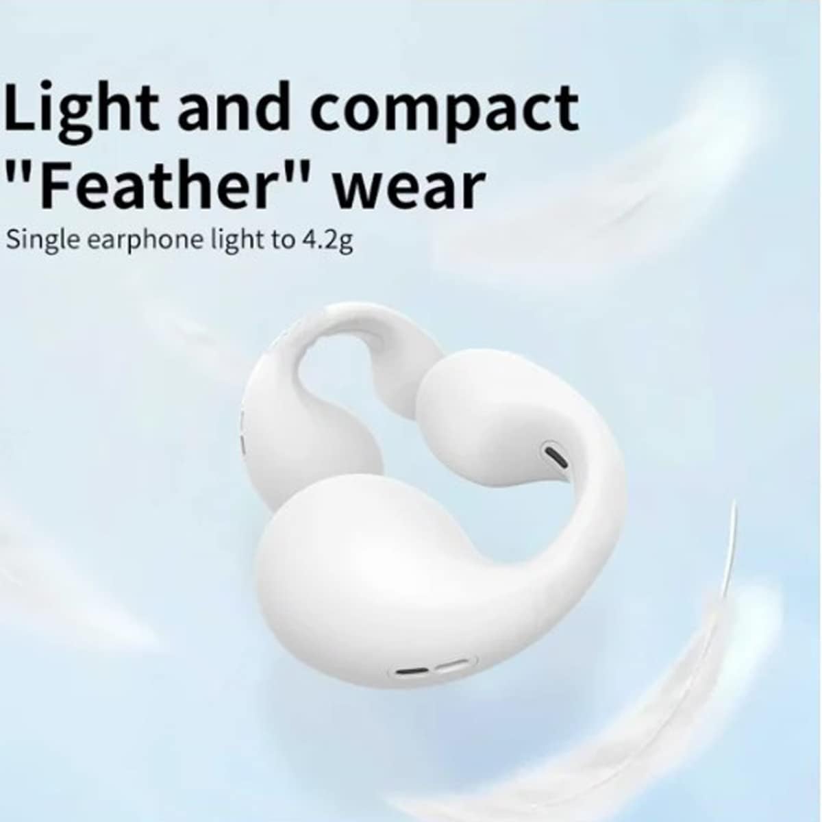 Bone Conduction Headphones/ Bluetooth 5.0 Bone Conduction Headphones IPX5 Waterproof, Ear Clip Bone Conduction Headphones, Multicolor.