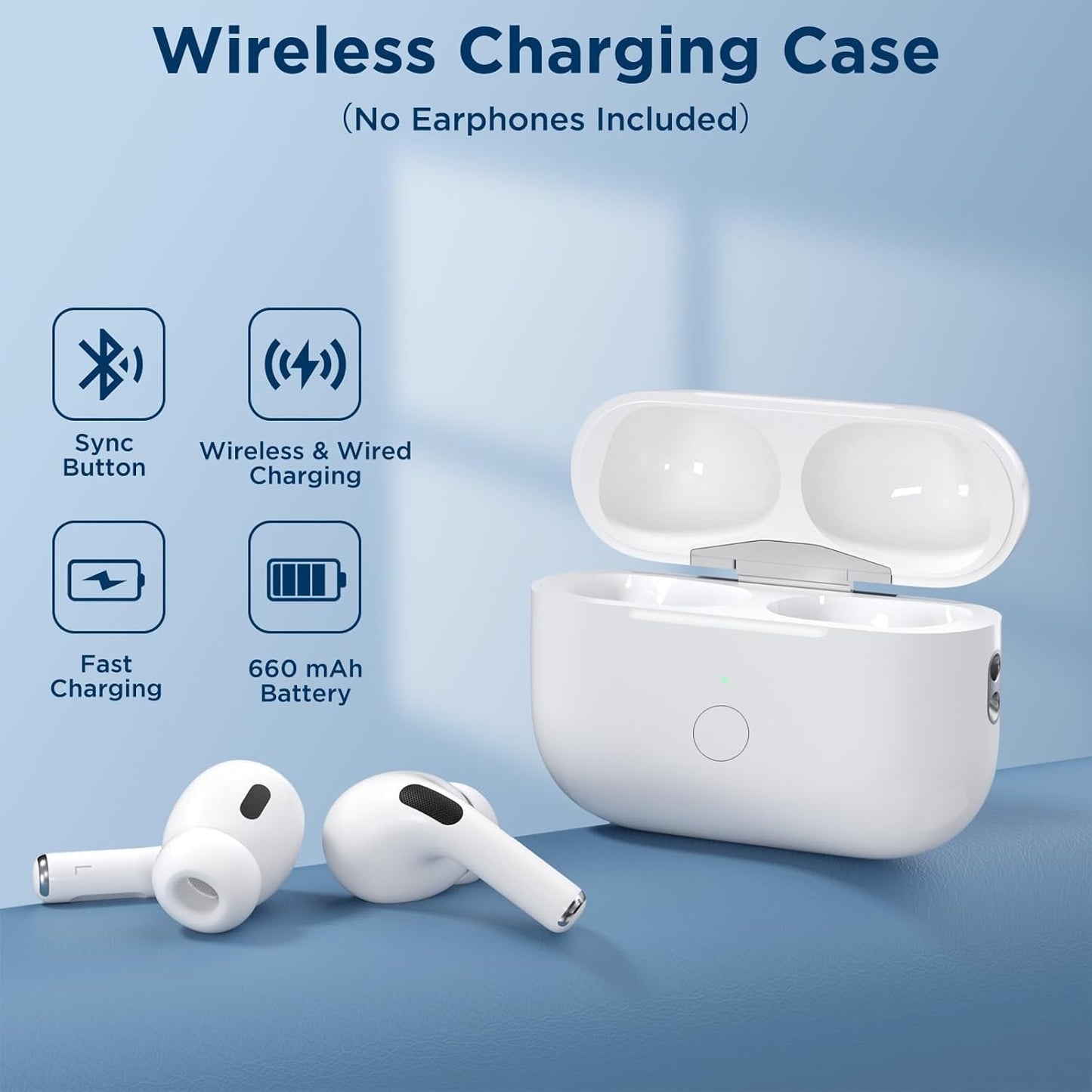 Airbuds Pro 2/ Bluetooth Headphones, Active Noise Cancellation, Transparency, Personalized Spatial Audio, High-Fidelity Sound, USB-C Charging.