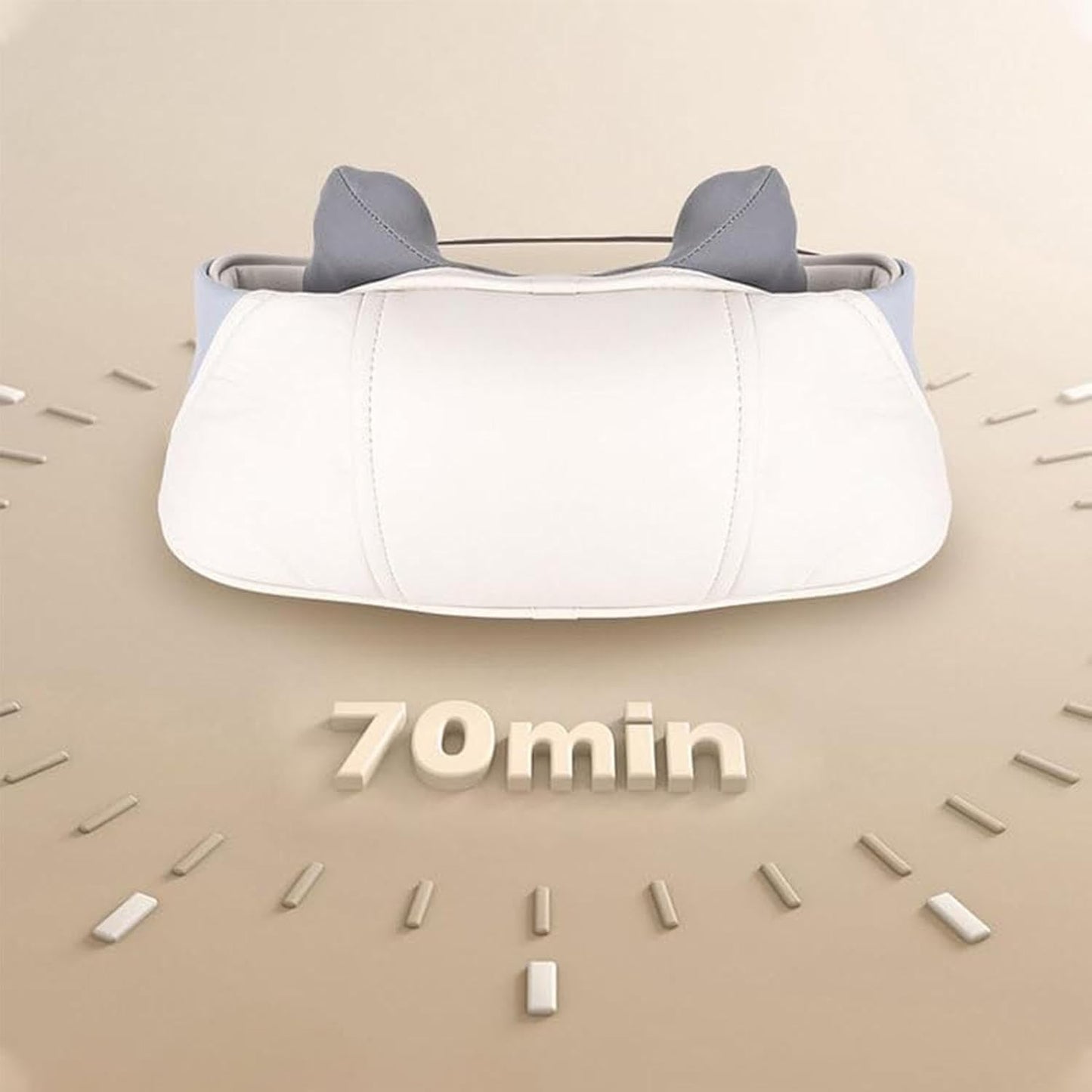 3d head and shoulder Kneeding Massage/ Shoulder and Neck Massager for Pain Relief Deep Tissue, Electric Massager with Heat, Neck, Back, Shoulder, Trapezius Muscle Relaxation Massage Pillow, Ideal Gift, Multicolor.