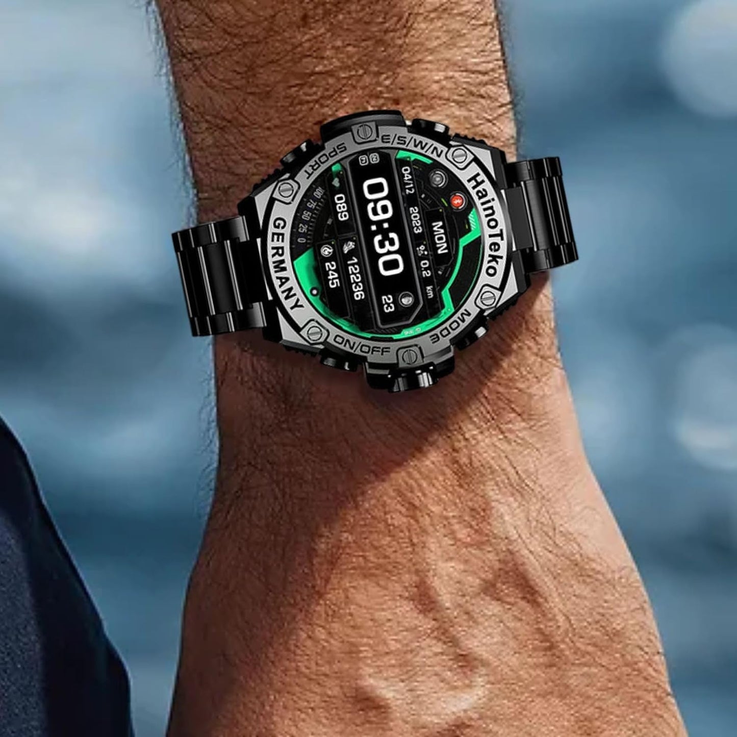 Haino Teko RW 39 Smart Watch/ Haino Teko RW39 Smart Watch – AMOLED Display, Bluetooth Calling & Wireless Charging, Multicolor.