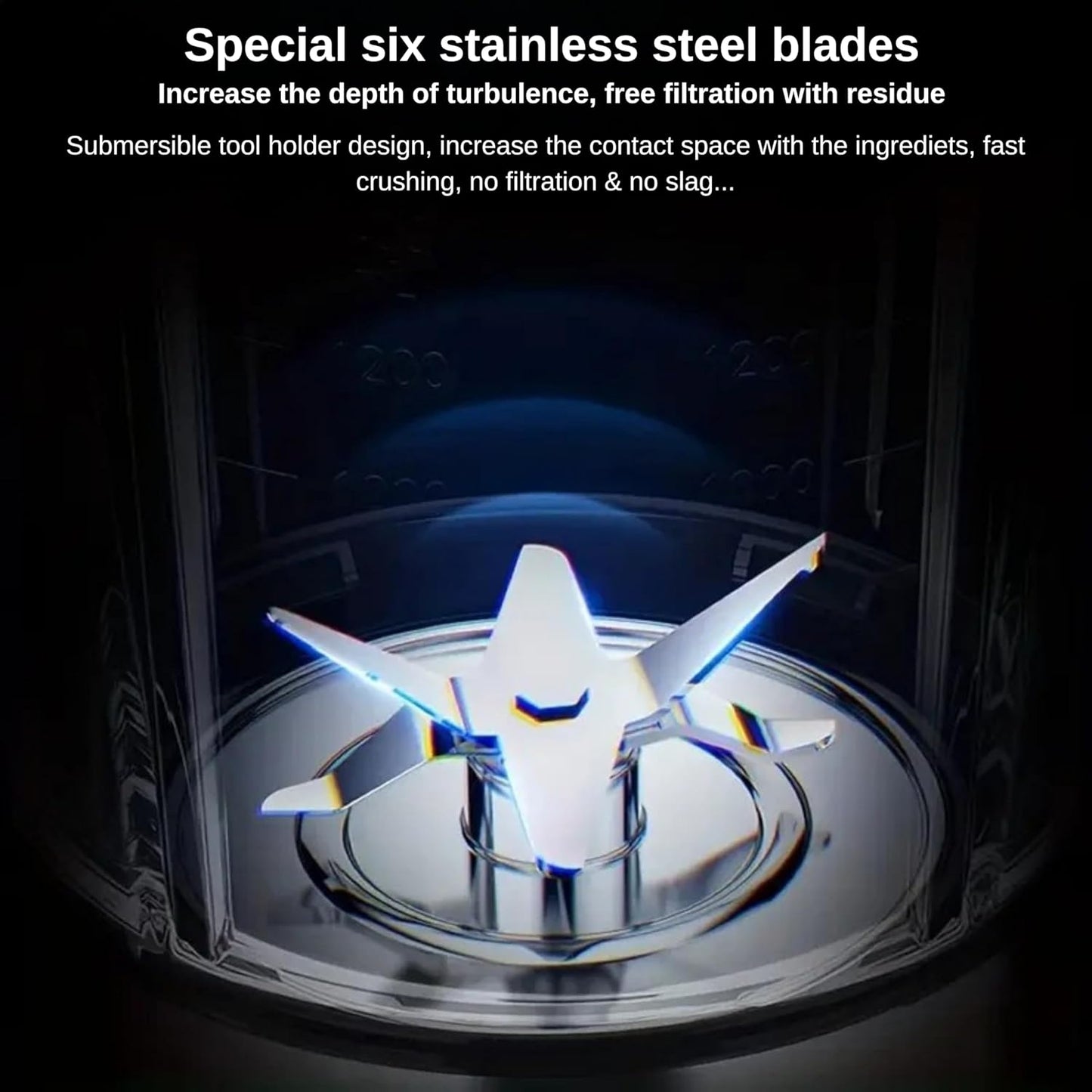 Electric Mixer Silver Crest with Meat Grinder/ Blender Juicer 4500W, Heavy Duty Commercial Grade Blender 6 Blades Mixer Juicer for Fruit Food Processor Grinder Mill, Chopper Mill and Ice Smoothies, Multicolor.