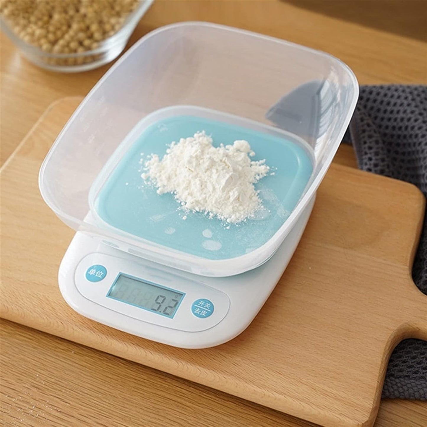 Electronic Food Scale/ Digital Kitchen Scale Multifunction Food Scale, Food Kitchen Scale With Bowl Touch Button, for Baking Kitchen Cooking, Capacity Scale kg Capacity Scale, Multicolor.