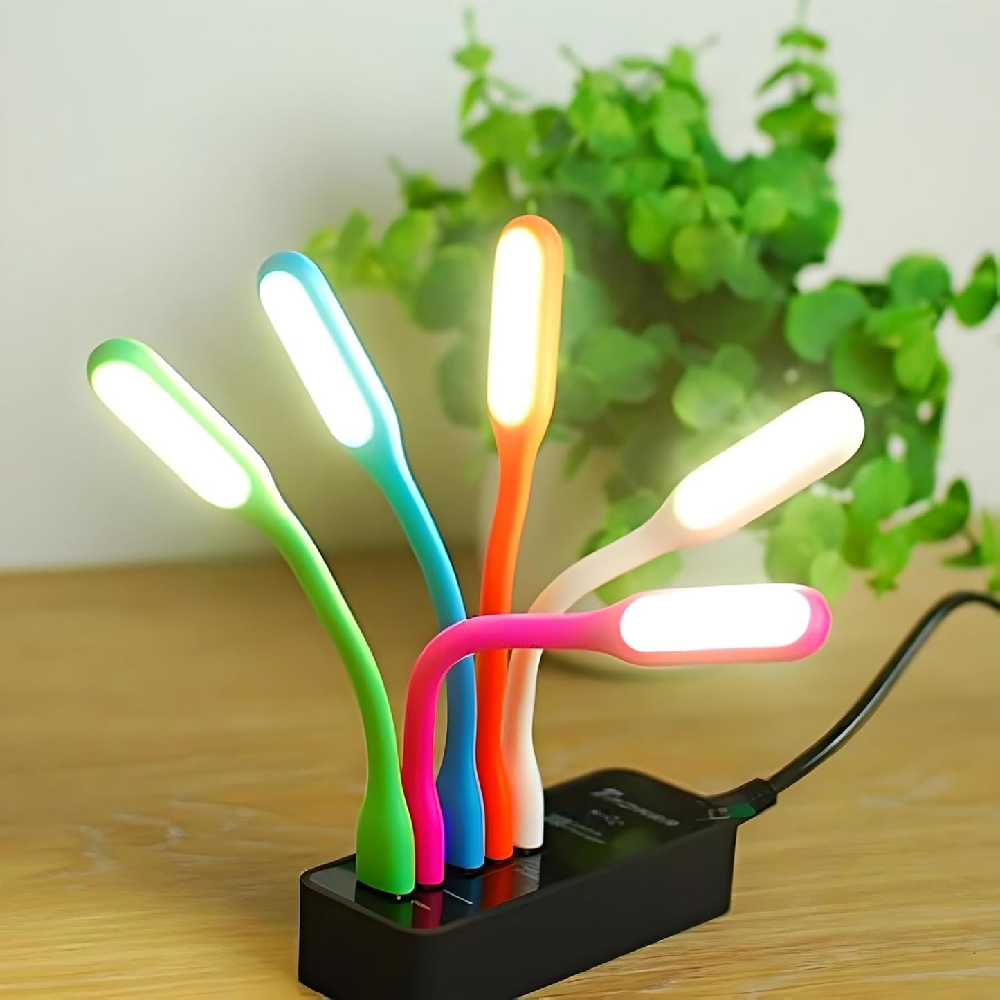 Mini USB LED Light/ Mini Night Lights, Flexible Bright Mini USB LED Light Lamp for Notebook Laptop Desk Reading,Keyboard, Flexible USB Laptop Light, Adjustable Multicolor.