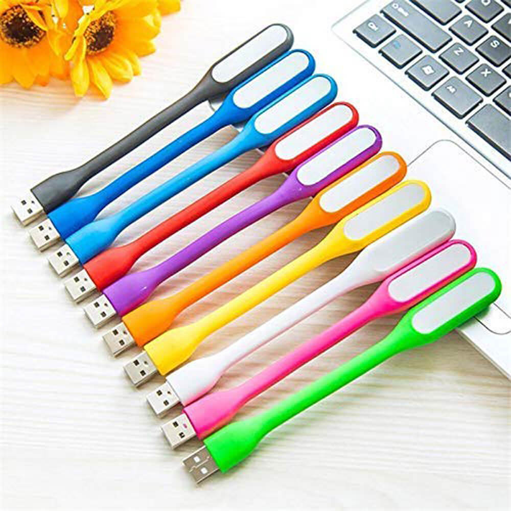Mini USB LED Light/ Mini Night Lights, Flexible Bright Mini USB LED Light Lamp for Notebook Laptop Desk Reading,Keyboard, Flexible USB Laptop Light, Adjustable Multicolor.