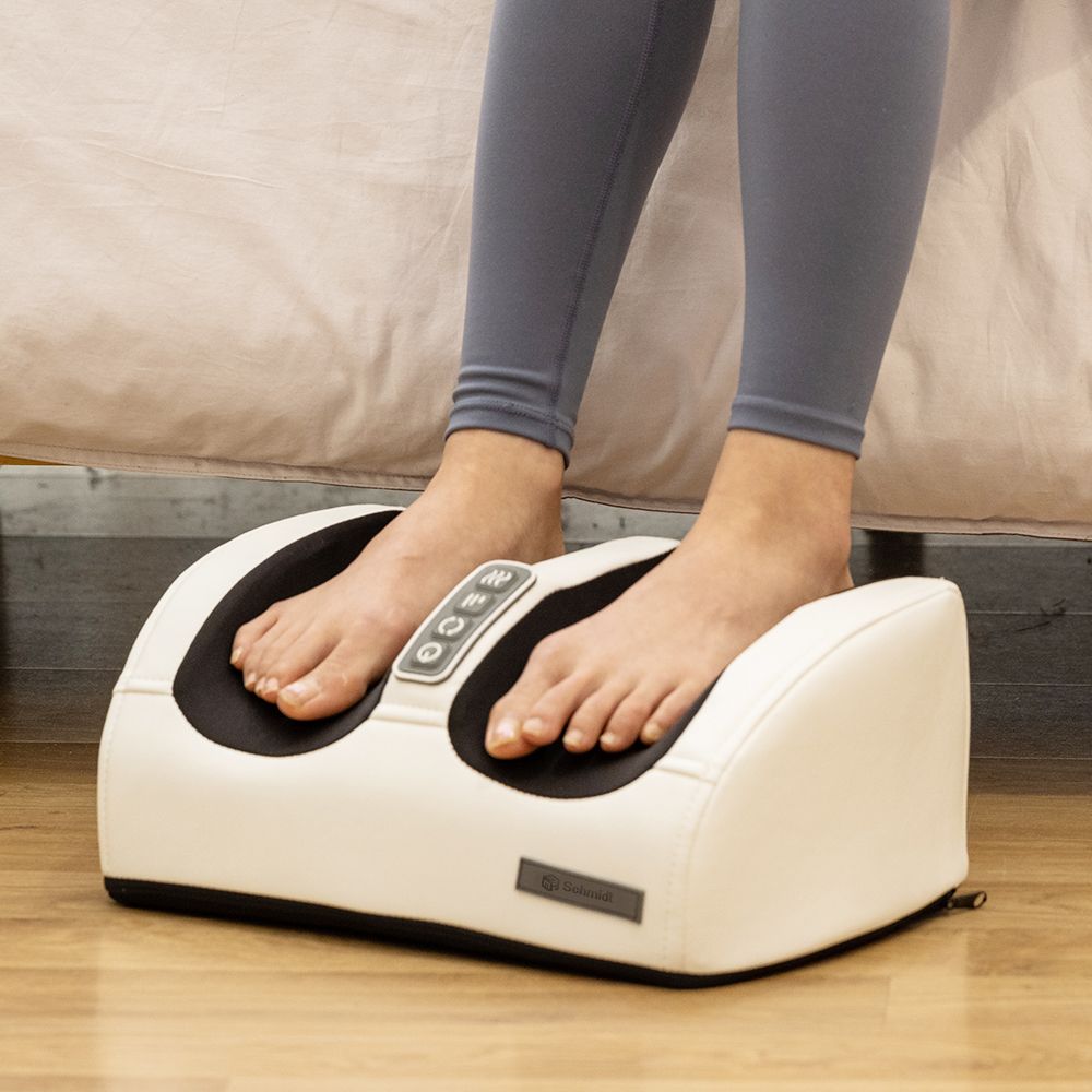 Electric Foot Massager/ Electric Leg Massager with Heat, Vibration - Foot, Calf, Knee Massager for Pain Relief, Circulation Boost, Deep Kneading, Adjustable Intensity, Heated Therapy & Remote Control, Multicolor.