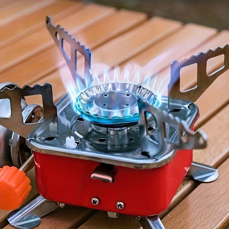 Wok Stove Burner/ Portable Foldable Mini Campfire Square Stove, Compact & Lightweight for Outdoor Cooking, Camping, and Hiking.