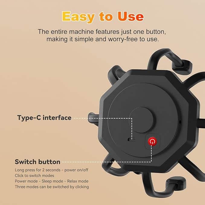 360° Ultra Head Massager/ Scalp Massager, Portable Head Scalp Massager Handheld Cordless Electric Scalp Massager Multi-Modes Vibration Head Massager, Multicolor.