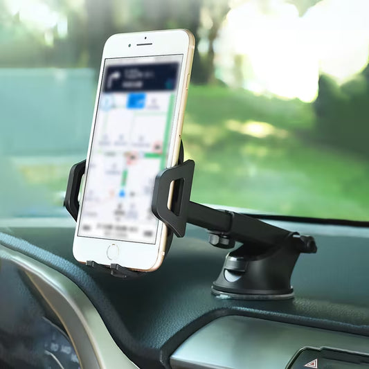 360° Rotatable Car Phone Holder/ Car-mounted Mobile Phone Holder Multifunctional Creative Car Mobile Phone Holder Dashboard Navigator Support Bracket Bas, Multicolor.