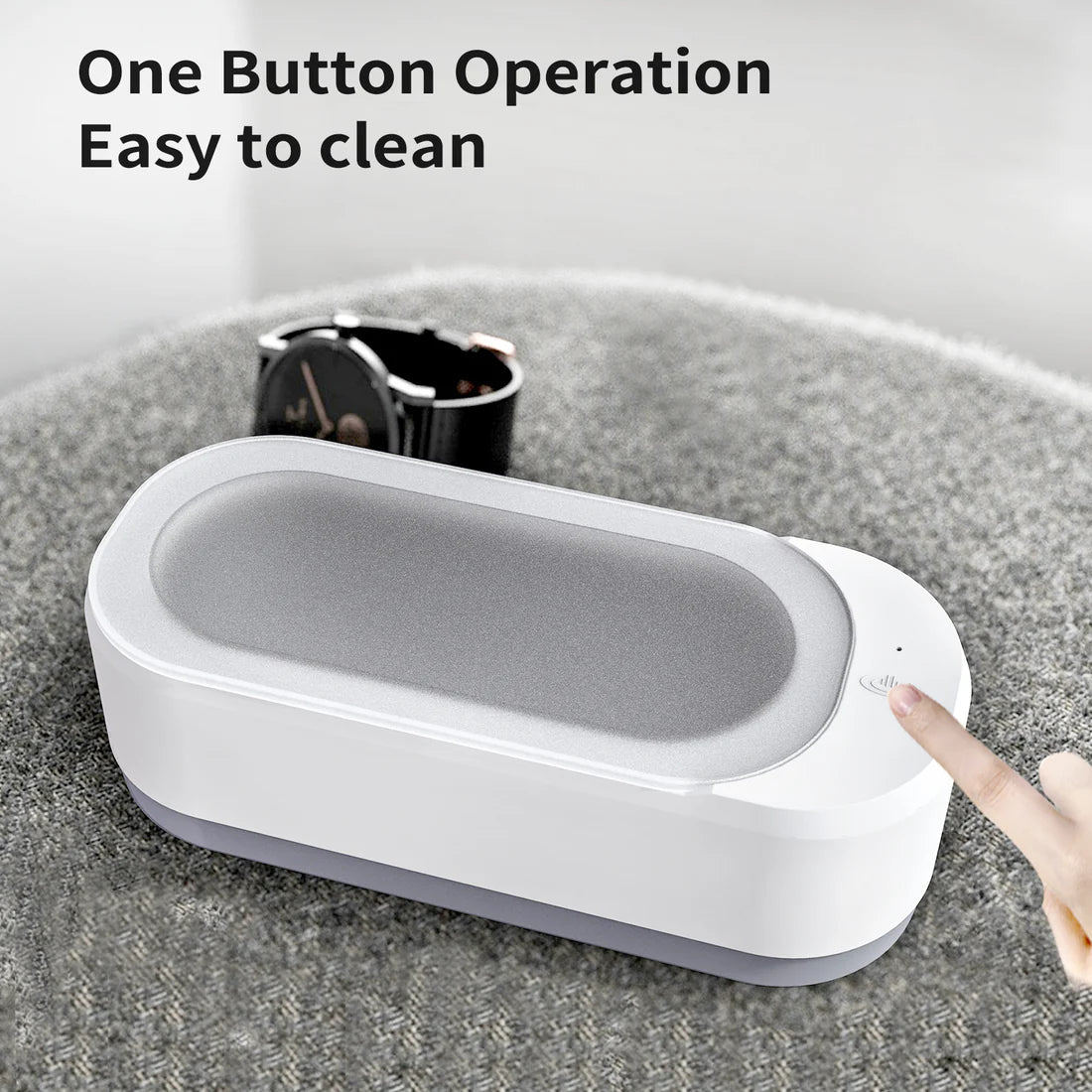 UltraSonic Eye Glass Cleaner/ Jewelry Cleaner Machine for Rings, Glasses, Makeup Brushes, USB-Powered, Rechargeable Battery, Compact Design, Jewelry Cleaner Machine.