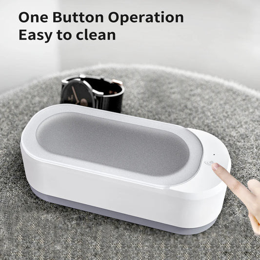 UltraSonic Eye Glass Cleaner/ Jewelry Cleaner Machine for Rings, Glasses, Makeup Brushes, USB-Powered, Rechargeable Battery, Compact Design, Jewelry Cleaner Machine.