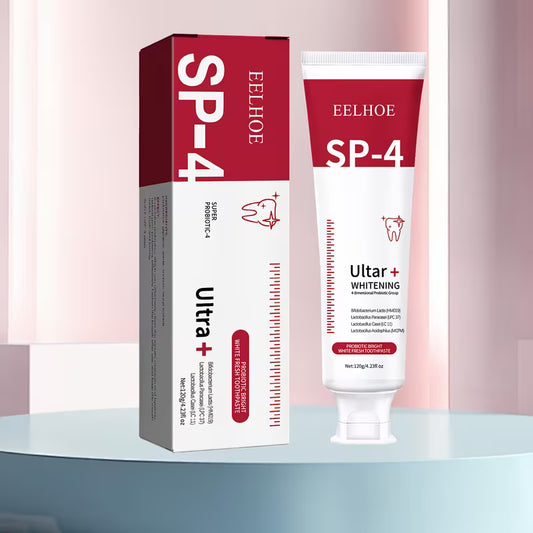 Sp-4 Toothpaste 120g/  Cleans Teeth, Oral Hygiene, Fresh Breath, Gentle Cleaning for Teeth and Mouth,  Essential for Personal Care.