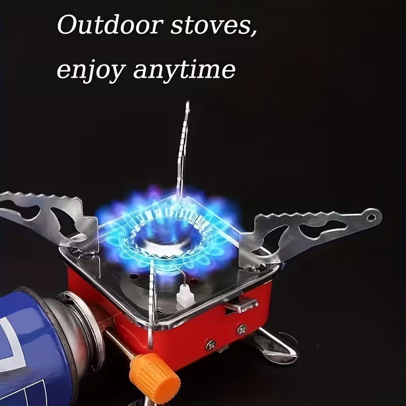 Wok Stove Burner/ Portable Foldable Mini Campfire Square Stove, Compact & Lightweight for Outdoor Cooking, Camping, and Hiking.