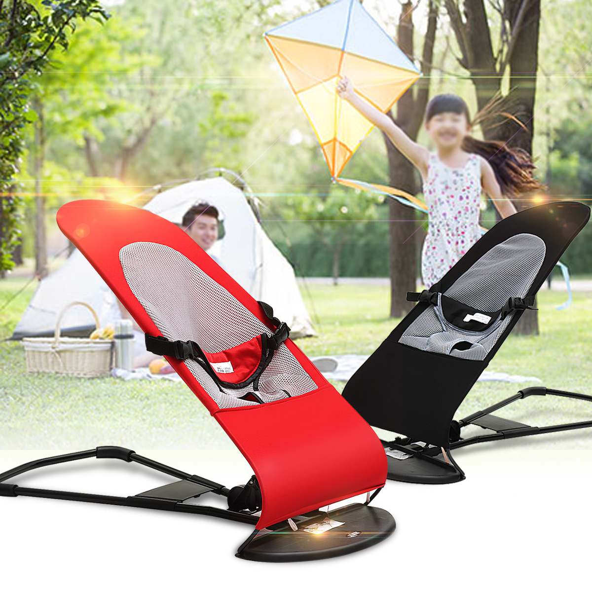 Baby Sitter Jumping/ Baby Newborn Infant Bouncing Chair Rocking Seat Safety Bouncer Balance Soft, Multicolor.