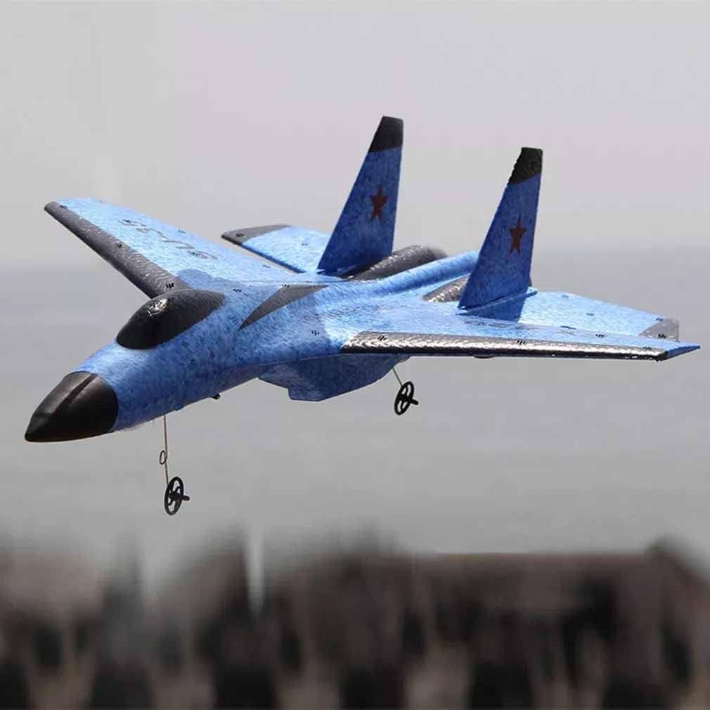 Remote Control Airplane/ RC Plane, RC Airplanes, Remote Control Airplanes with Automatic Balance System, RC Glider for Beginner Adult Kids, Easy to Fly EPP Foam RC Aircraft Fighter with LED Light, Multicolor.