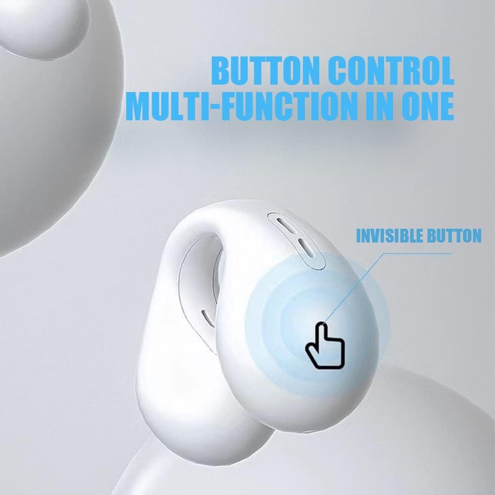 Bone Conduction Headphones/ Bluetooth 5.0 Bone Conduction Headphones IPX5 Waterproof, Ear Clip Bone Conduction Headphones, Multicolor.