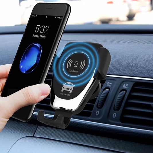 Auto Clamping Wireless Car Charger/ Fast Charging Wireless Charger Car Mount Air Vent Phone Holder For Cell Phone, Multicolor.