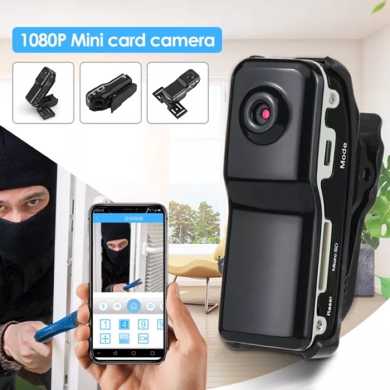 Mini DV Camera Voice Recorder / Mini DV Sports Video Recorder – Hidden Spy Camera to Monitor Babysitters, Children, Staff, and Deter Thieves, Multicolor.