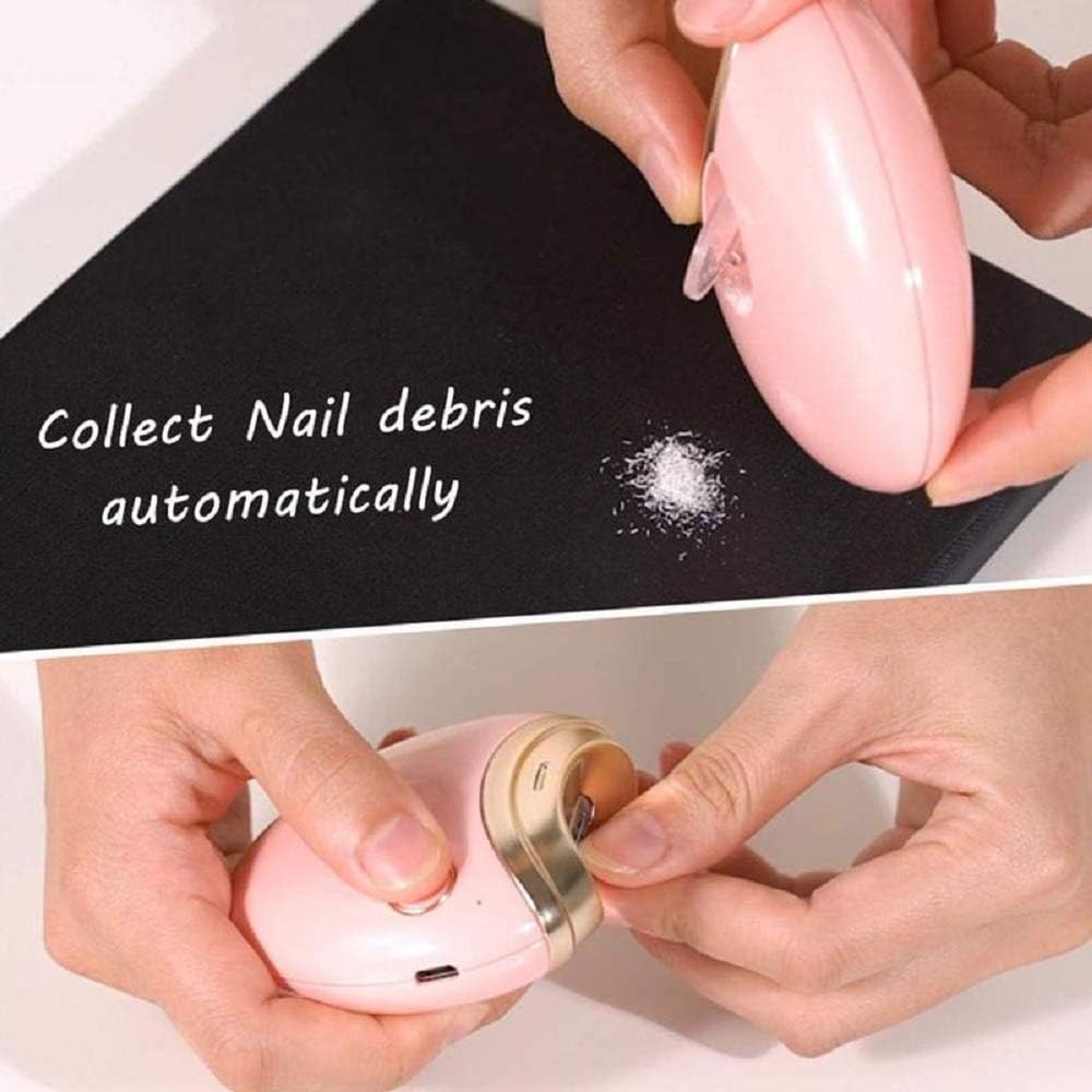 Portable Electric Nail Clipper/ Manicure Set Electric Manicure Tool Cute Electric Tools to Easily Trim Hand and Toe Nails Automatic Manicure Tool Set for The Elderly Portable Gift, Multicolor.