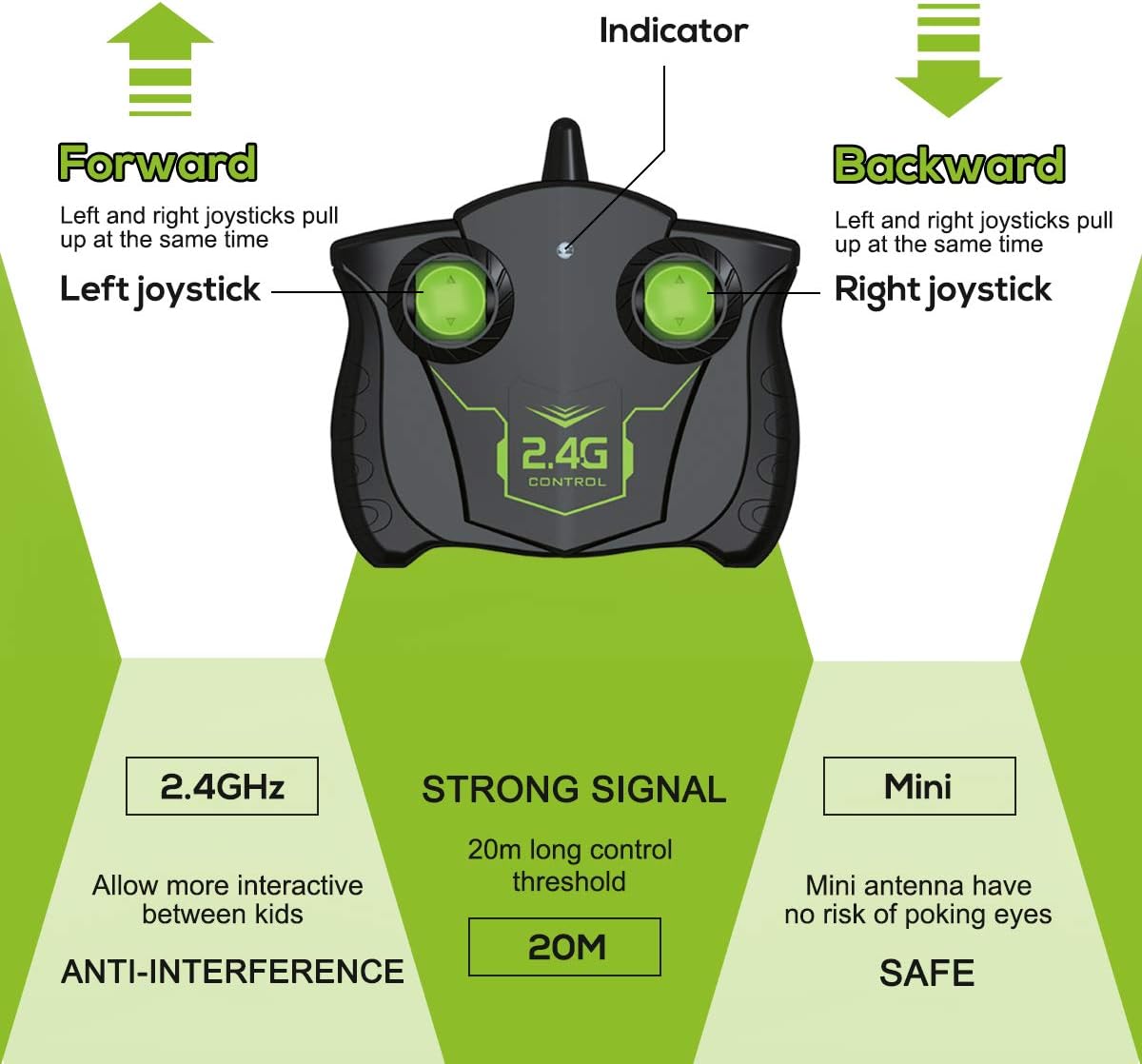 RC Stunt Car/ Strong Material &amp; Scratch-Resistant Tires, Long Distance &amp; Anti-Interference Transmitter, Long Endurance Rechargeable Battery, Multicolor.