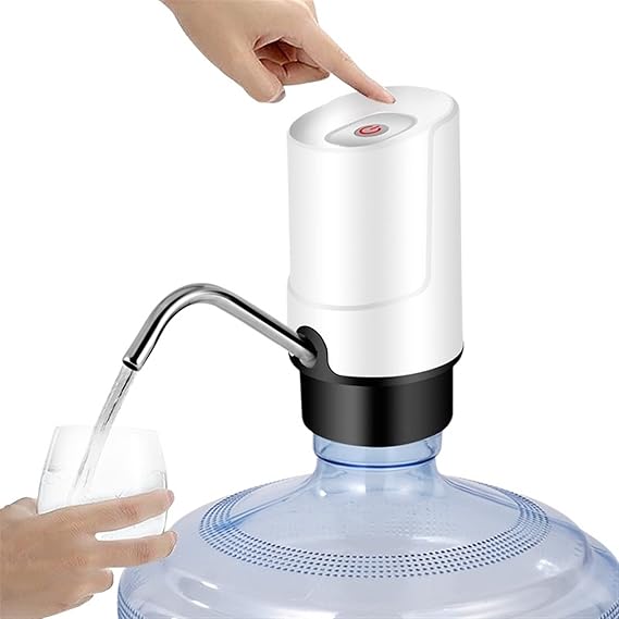 Automatic Drinking Water Pump/ Electric Drinking Portable Water Dispenser, Universal USB Charging Water Bottle Pump, Rechargeable Battery, Multiolor.
