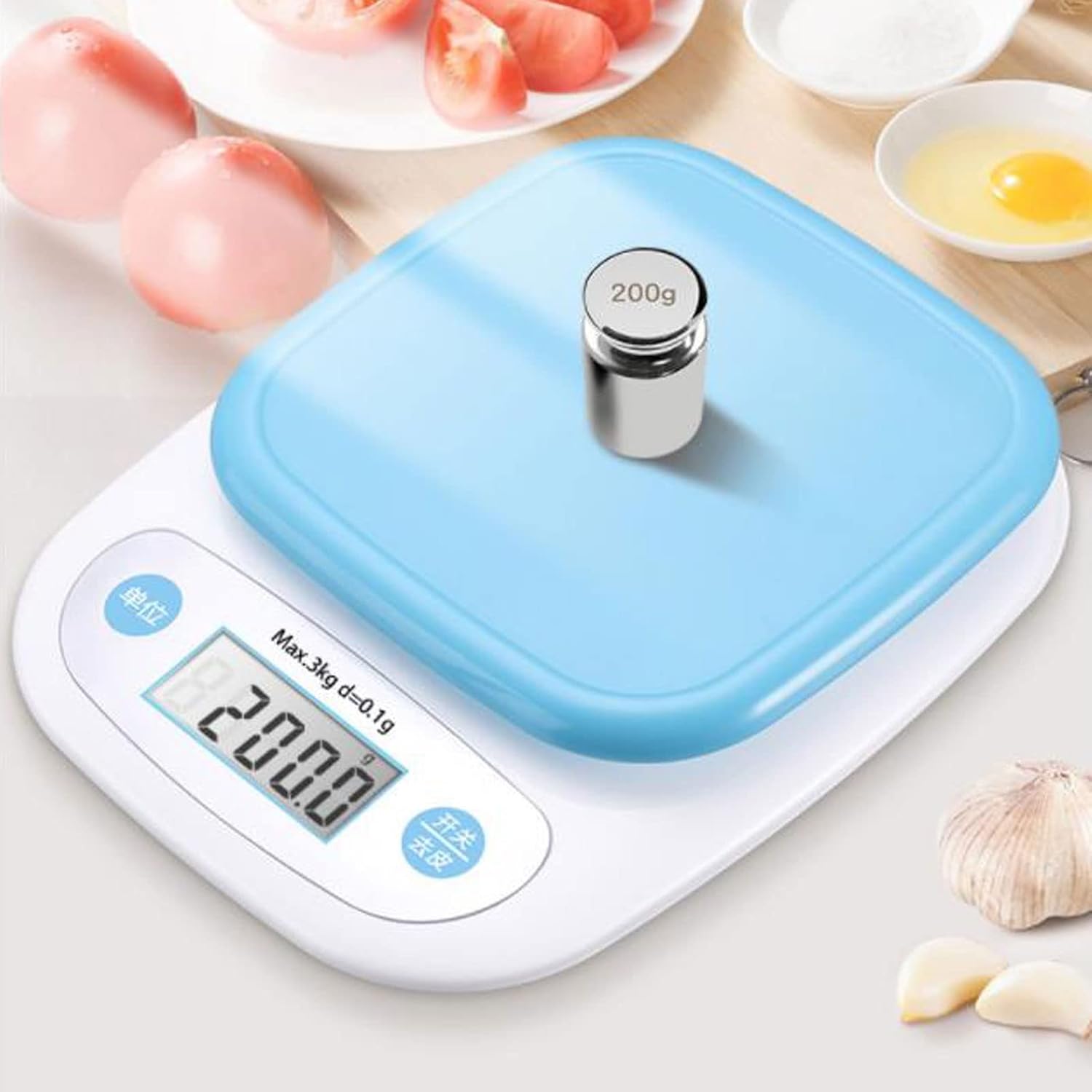 Electronic Food Scale/ Digital Kitchen Scale Multifunction Food Scale, Food Kitchen Scale With Bowl Touch Button, for Baking Kitchen Cooking, Capacity Scale kg Capacity Scale, Multicolor.