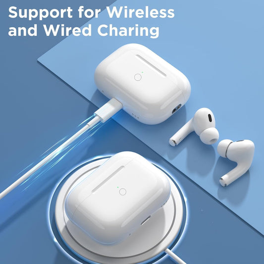 Airbuds Pro 2/ Bluetooth Headphones, Active Noise Cancellation, Transparency, Personalized Spatial Audio, High-Fidelity Sound, USB-C Charging.