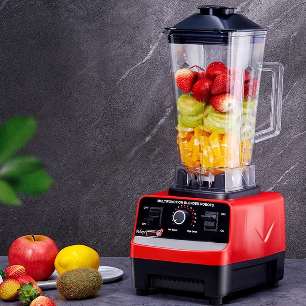Electric Mixer Silver Crest with Meat Grinder/ Blender Juicer 4500W, Heavy Duty Commercial Grade Blender 6 Blades Mixer Juicer for Fruit Food Processor Grinder Mill, Chopper Mill and Ice Smoothies, Multicolor.