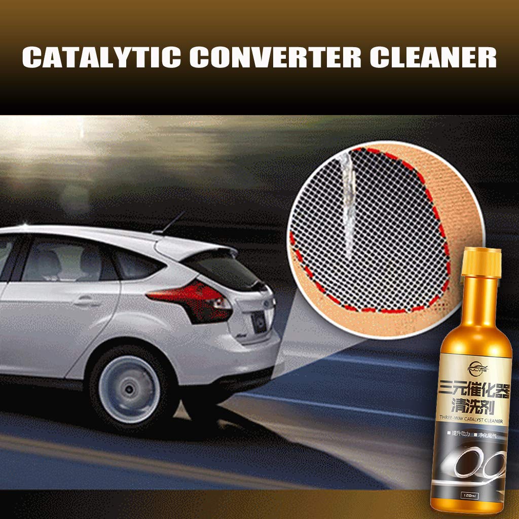 Booster Fuels System Cleaner/ BoostUp Catalytic Converter Cleaner 120ML, Oxygen Sensor Cleaner, Complete Engine, Fuel and Exhaust System Cleaner, Boost Up Automotive Replacement Catalytic Converters Cleaning Agent.