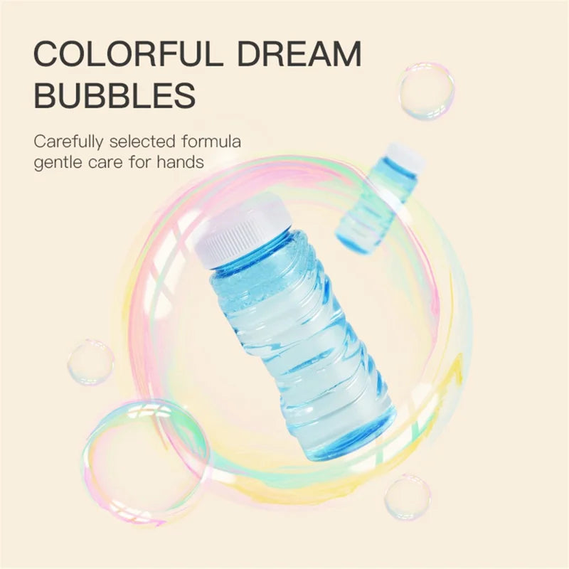 48 Holes Rocket Bubble/ Children Bubble Gatling Machine Portable Semi-automatic Bubble Maker with 48 Holes Outdoor Toy, Multicolor.