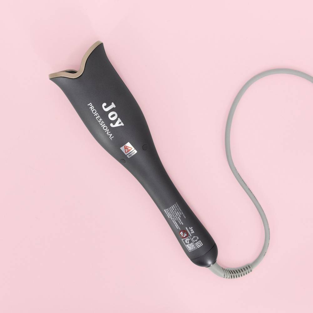 Joy Professional Home Hair Curler/ Auto Hair Curler, Ceramic Rotating Hair Curling Iron with, Automatic Curling Iron Wand, Large Rotating Barrel,Smart Anti-Scald for Hair Styling.