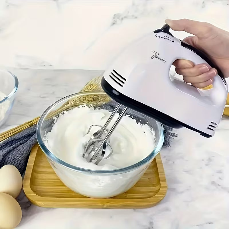 Super Hand Mixer/  Electric Baking Mixer, Stainless Steel Multi-Functional Egg Beater, Durable & Easy-Clean Kitchen Blender for Home Use, Multicolor.