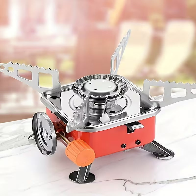 Wok Stove Burner/ Portable Foldable Mini Campfire Square Stove, Compact & Lightweight for Outdoor Cooking, Camping, and Hiking.