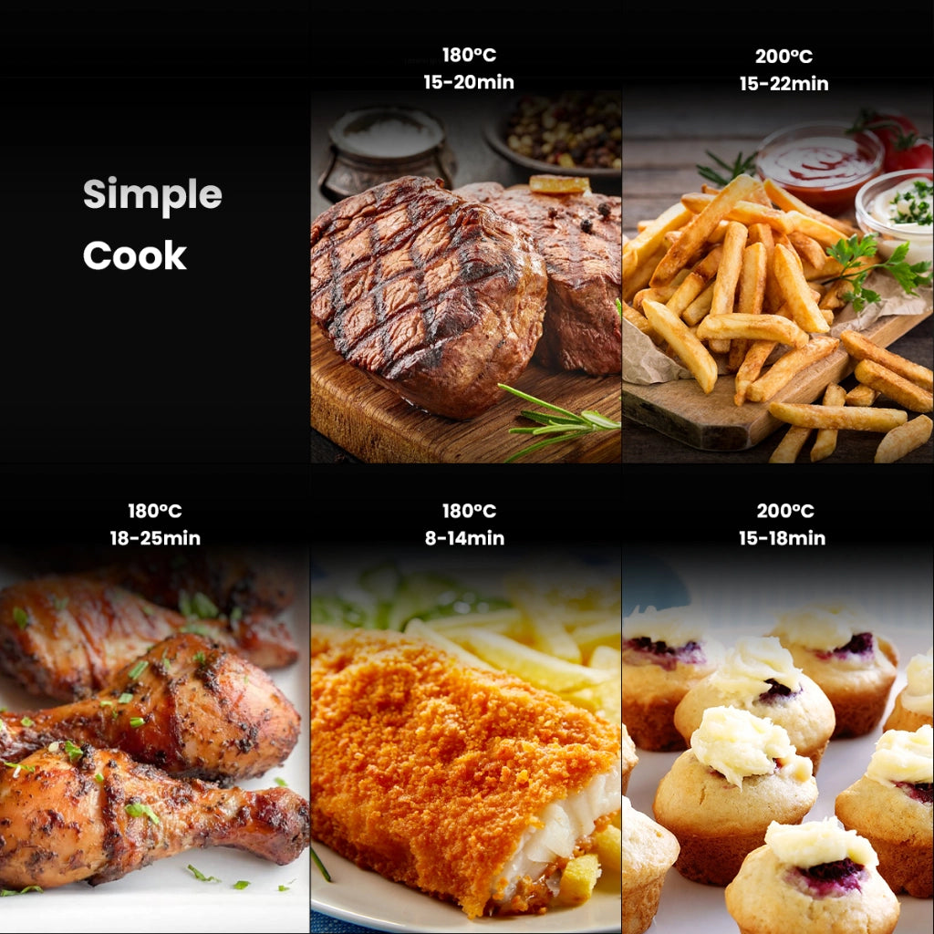 Air Fryer for Cooking/ Healthy Cooking Made Easy, Portable 2.5L Size: Ideal for Small Families or Personal Use, Multicolor.