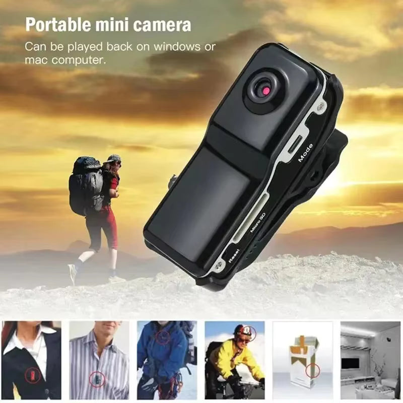 Mini DV Camera Voice Recorder / Mini DV Sports Video Recorder – Hidden Spy Camera to Monitor Babysitters, Children, Staff, and Deter Thieves, Multicolor.