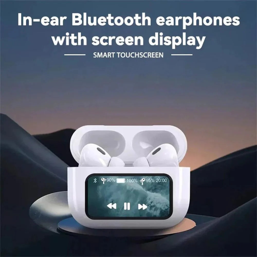 LED Display Earbuds/ Experience Sound Like Never Before With The Z50 Touch-Screen Control Earbuds, Crystal-Clear Sound, Deep Bass, And Smart Noise Cancellation, Premium Audio Performance, Multicolor.