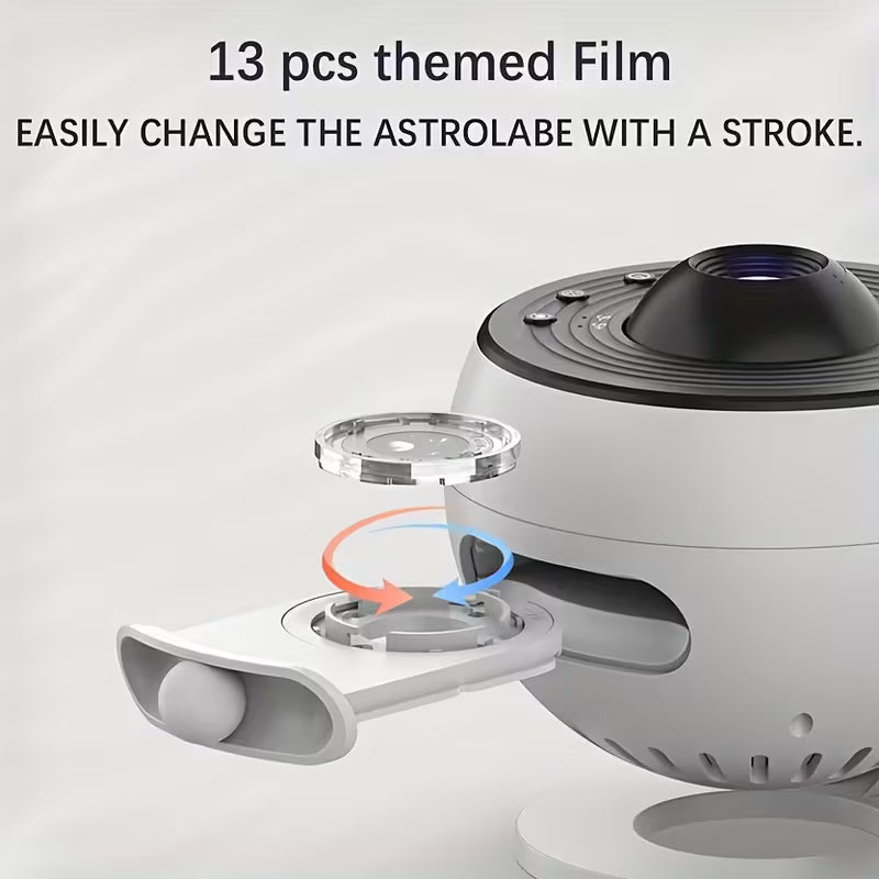 Planetarium Projector/ Galaxy Projector, 12 in 1 Planetarium Star Projector Realistic Starry Sky Night Light with Solar System, Multicolor.