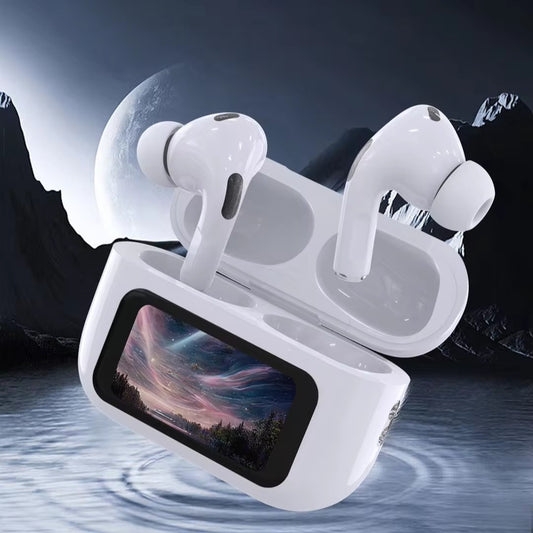 LED Display Earbuds/ Experience Sound Like Never Before With The Z50 Touch-Screen Control Earbuds, Crystal-Clear Sound, Deep Bass, And Smart Noise Cancellation, Premium Audio Performance, Multicolor.