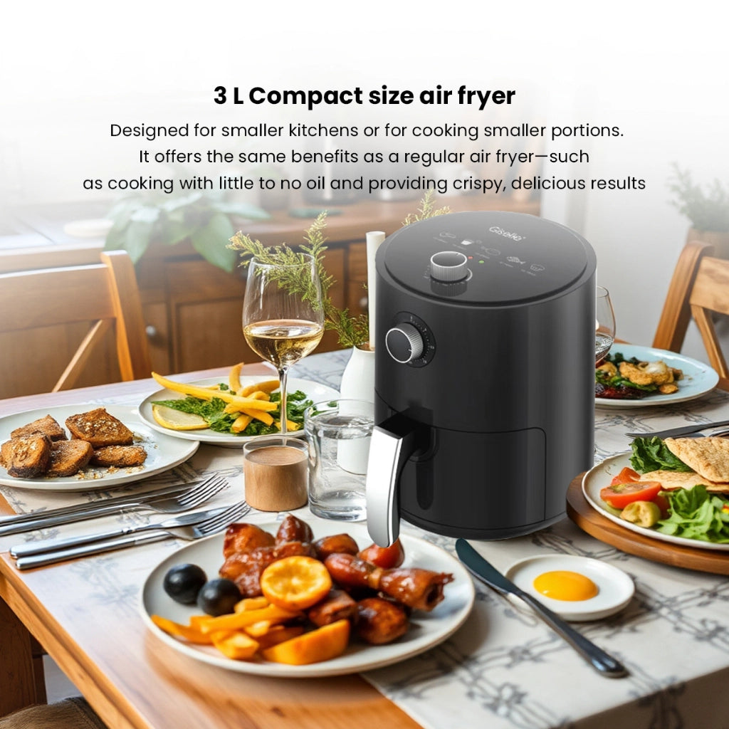 Air Fryer for Cooking/ Healthy Cooking Made Easy, Portable 2.5L Size: Ideal for Small Families or Personal Use, Multicolor.