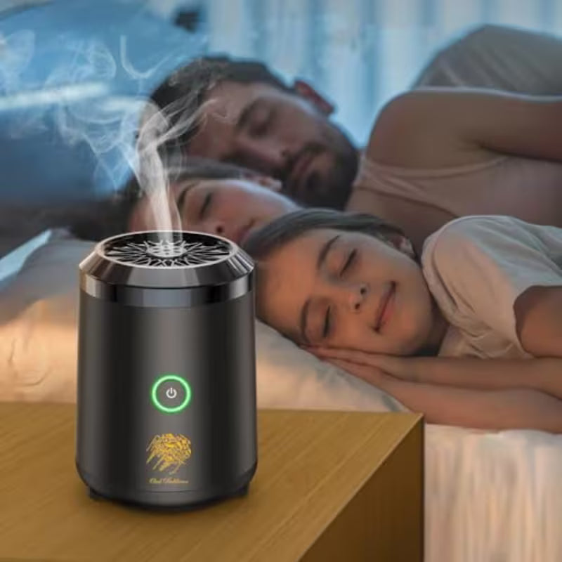 Bukhoor Perfume Dispenser Smart/ Smart Electric Bukhoor Burner & Aroma Diffuser - USB-Powered, Portable with Digital Display, Auto Shut-Off, Design.