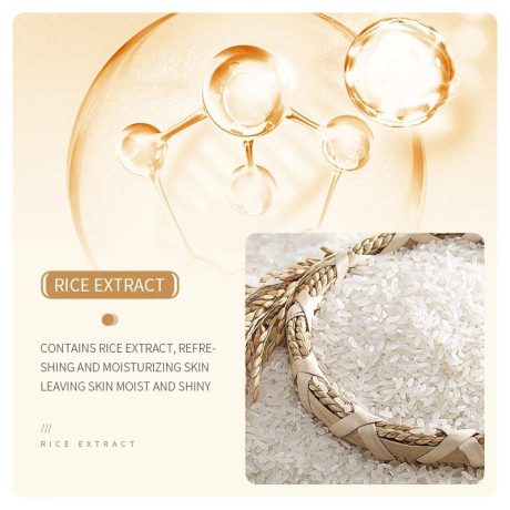 Bioaqua 6pcs Skincare Set, Rice Puree Care Set, Women's and s' moisturizing facial Light Beige care gift set, Hypoallergenic, Cleansing and Moisturizing, Moisturizing, Gentle Formula, Rich Foam, Deep Cleansing, Moisturizing.